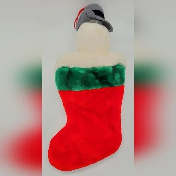 Vintage Frosty The Snowman Animated Christmas Stocking Gemmy 1999 - Picture 2 of 6